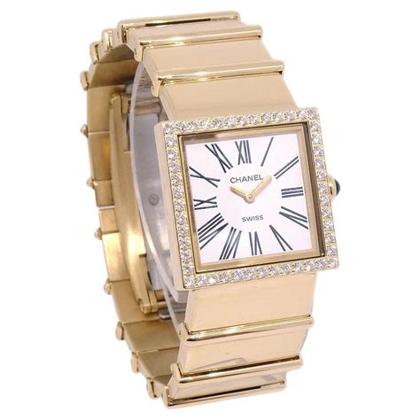 chanel gold link watches|mademoiselle chanel watch.